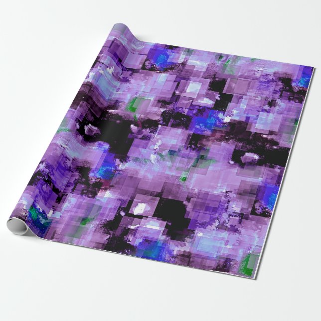 Presente Papel de enrolamento pixelado (Desenrolado)