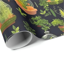 Papel de enrolamento por Decoupage do Terrarium Vi