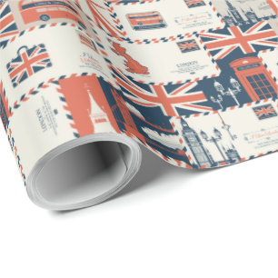Presente Papel de enrolamento Poste de Londres