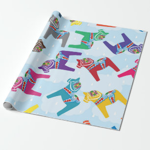 Presente Papel de enrolamento SCANDINAVIAN DALA HORSE