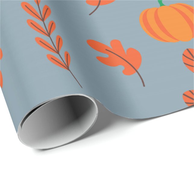 Presente Papel de enrolamento sem costura de folhas e de ab (Ponta do rolo)