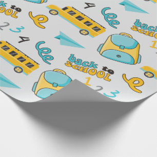 Presente Papel de enrolamento sem costura na escola de barr
