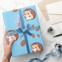 Papel de enrolamento sem costura Sky Blue com Hedg