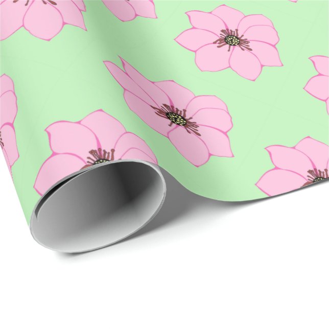 Presente Papel de enrolamento surpresa rosa (Ponta do rolo)