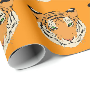 Presente Papel de enrolamento Tiger