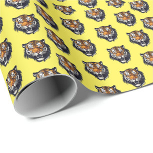 Presente Papel de enrolamento Tiger