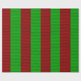 Presente Papel de enrolamento vermelho e verde