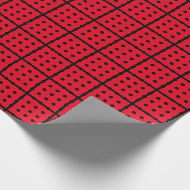 Presente Papel de enrolamento vermelho exclusivo (Ponta)