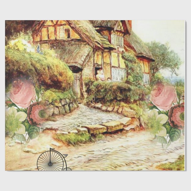 Presente Papel de enrolamento vitoriano (Aberto)