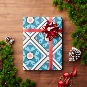 Presente Papel de enrolamento Xmas Square 30"x45"
