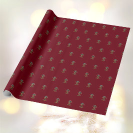 Presente Papel de enrolar Doll Baby Christmas Elf