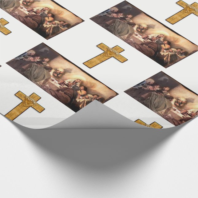 Presente Papel de enrolar Jesus (Ponta)