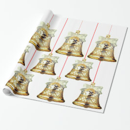 Presente Papel de enrolar prateado e Dourado