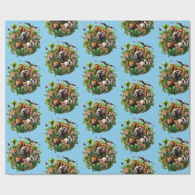 Presente Papel de enrolar primeiro aniversario de um ano se (Aberto)