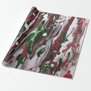 Presente Papel de envolvimento abstrato do Natal louco