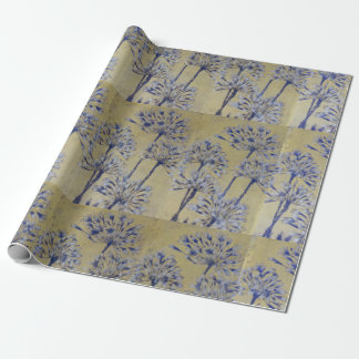 PRESENTE PAPEL DE ENVOLVIMENTO. AGAPANTHUS DO OURO & DA