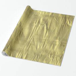 Presente Papel de envolvimento amarrotado do Natal da folha