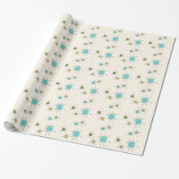 Papel de envolvimento atômico icónico de