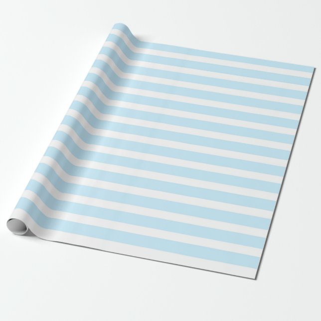 Presente Papel de envolvimento azul e branco Pastel das (Desenrolado)