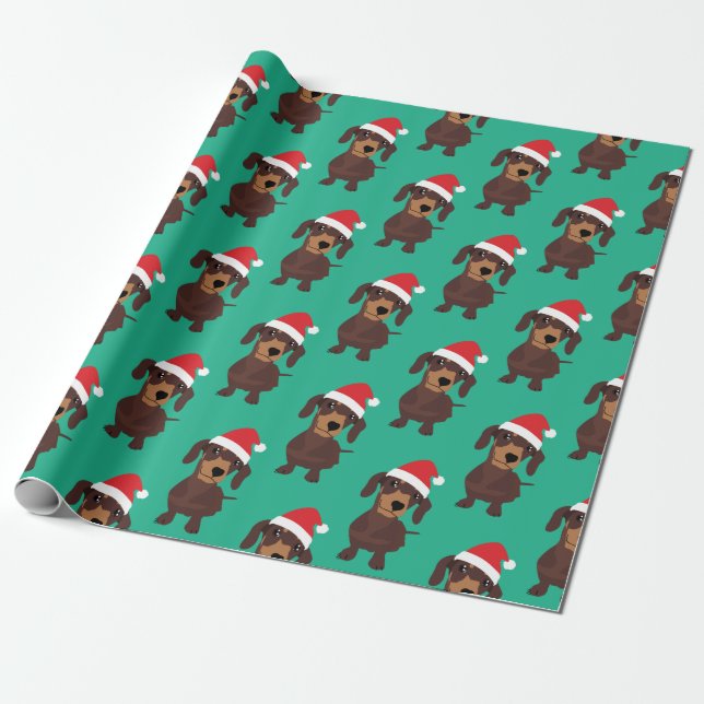 Presente Papel de envolvimento bonito do Xmas do Natal de (Desenrolado)