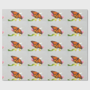 Presente Papel de envolvimento brilhante da borboleta