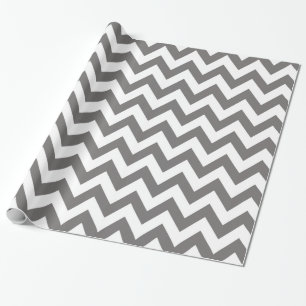 Presente Papel de envolvimento cinzento e branco escuro de