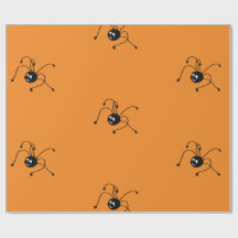 Papel de envolvimento com aranha