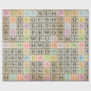 Presente papel de envolvimento com palavras inspiradores