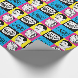 Presente Papel de envolvimento cómico da raiva