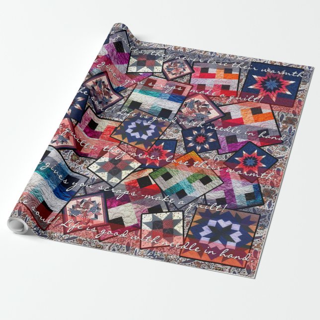 PRESENTE PAPEL DE ENVOLVIMENTO COMPLETO - COTAS GLOSSY (Desenrolado)