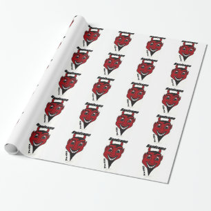 Presente Papel de envolvimento considerável do diabo