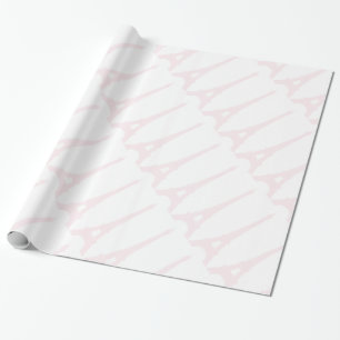 Presente Papel de envolvimento cor-de-rosa bonito da torre