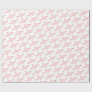 Presente Papel de envolvimento cor-de-rosa bonito do