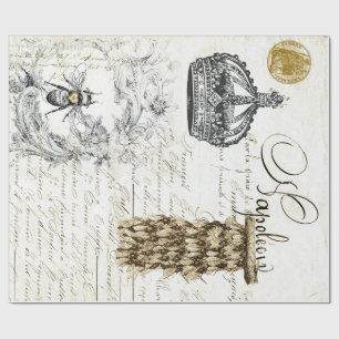 Presente Papel de envolvimento da abelha do roteiro do