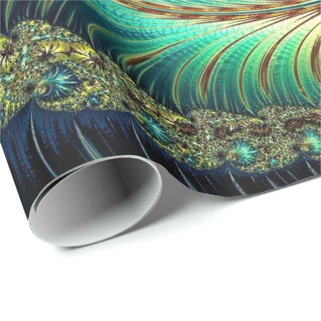 Presente Papel de envolvimento da arte 42 do Fractal (Ponta do rolo)