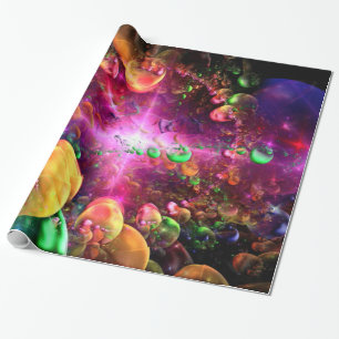 Presente Papel de envolvimento da arte 45 do Fractal