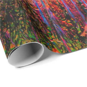 Presente Papel de envolvimento da arte abstracta 81