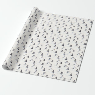 Presente Papel de envolvimento da arte do cão do buldogue