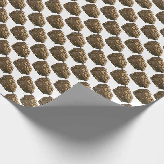 Presente Papel de envolvimento da brownie do Fudge (Ponta)