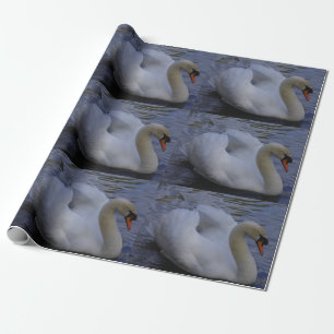 Presente Papel de envolvimento da cisne