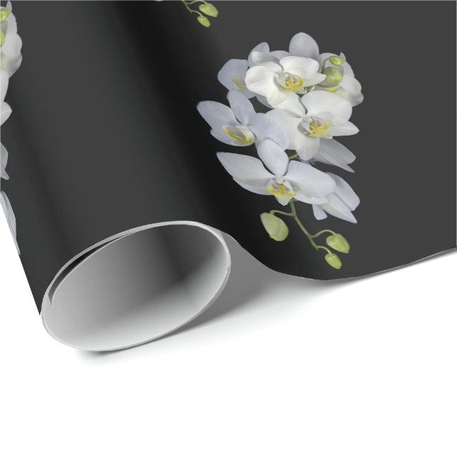 Presente Papel de envolvimento da festão da orquídea (Ponta do rolo)