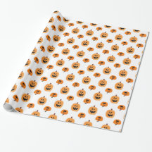 Papel de envolvimento da Jack-o-Lanterna da
