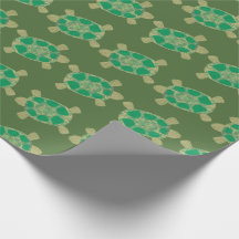 Papel de envolvimento das tartarugas verdes