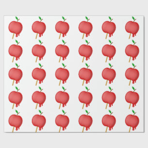 Presente Papel de envolvimento de Apple de doces