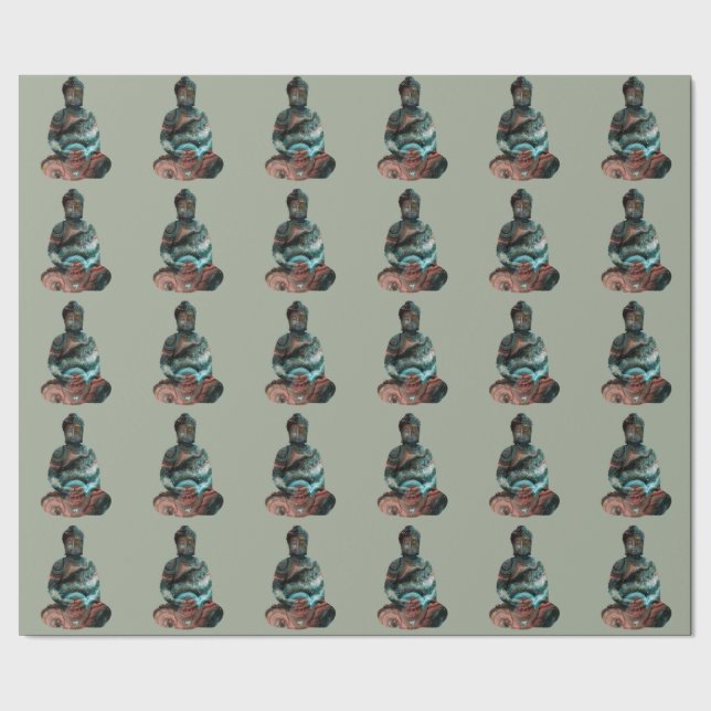Presente Papel de envolvimento de Buddha de pedra preciosa (Barra)
