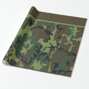Presente Papel de envolvimento de Camo