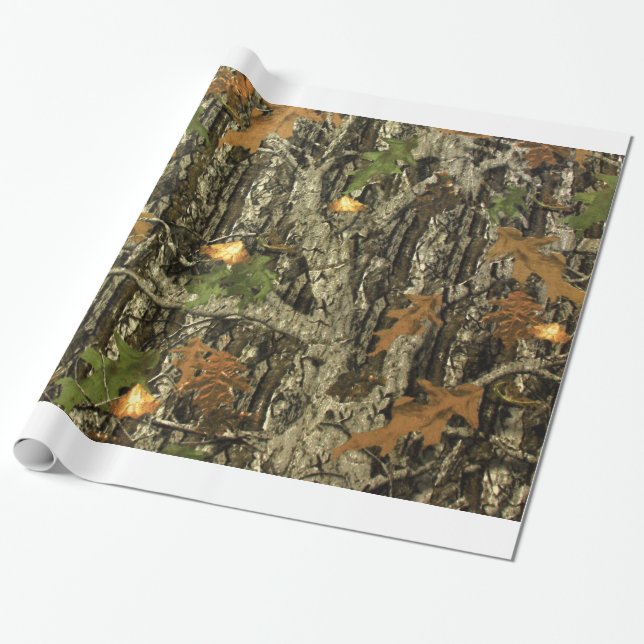 Presente Papel de envolvimento de Camo da caça (Desenrolado)
