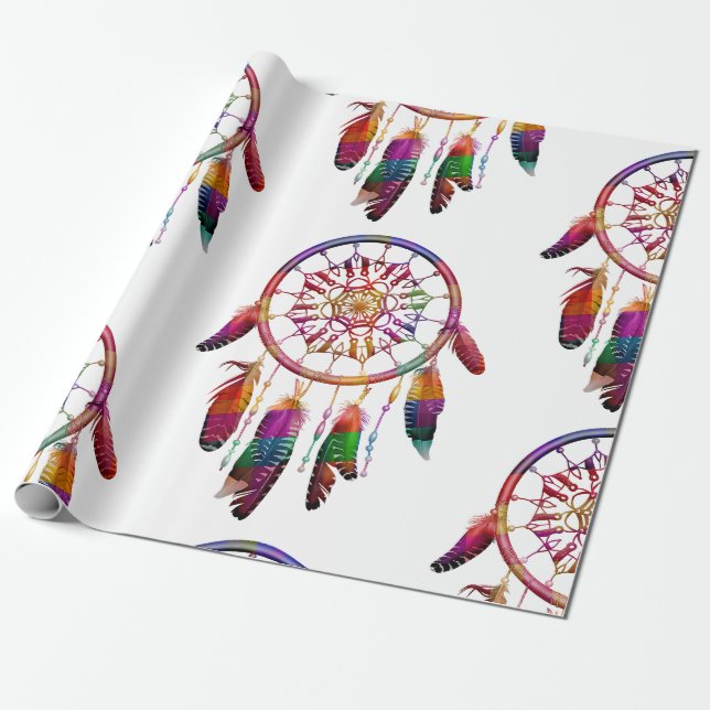 PRESENTE PAPEL DE ENVOLVIMENTO DE CAPTURAS SONHADAS (Desenrolado)