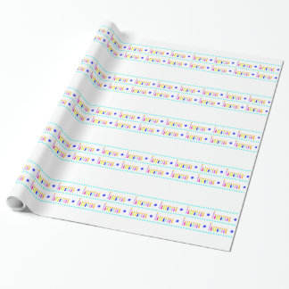 Presente Papel de envolvimento de Chanukah Menorah do