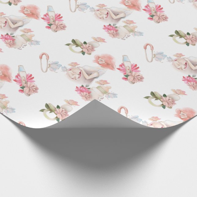 Presente Papel De Envolvimento De Gravidez (Ponta)